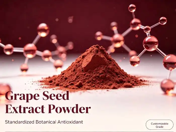Grape Seed Extract Powder Delivers Standardized Polyphenols for Advanced Formulations